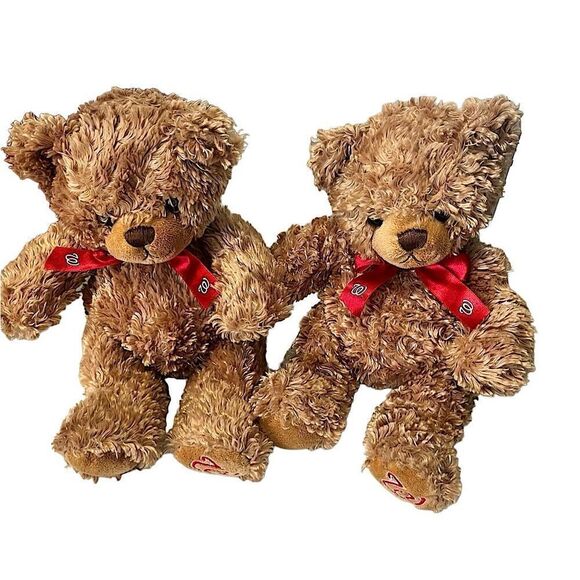 MLB Washington Nationals 11” Build-a-Bear Teddy Bear with Curly W on Paw and Bow - Picture 1 of 10